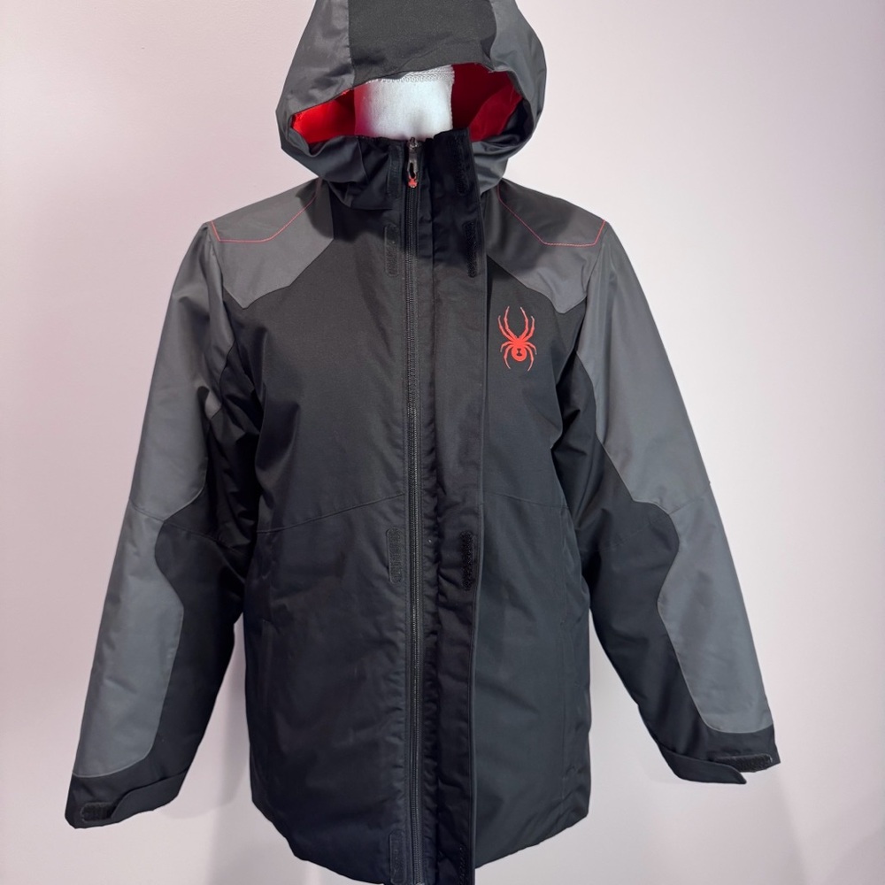 Spyder Kids Black and Red Jacket